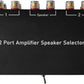 Y.D.F 2 Port Amplifier Speaker Selector, 2(1)-in-1(2)-Out Amp Speaker Switcher Selector, AMP A/B Switch Splitter 2-Way Loudspeaker Control Combiner Box