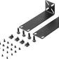 Rack Mount Kit for 7.9 inch Switches, Adjustable Rack Ears for Netgear, Cisco, D-Link, TRENDnet and HP Products, Mount 7.9" Wide to 19" Equipment, Adjustable Hole Distance 14-30mm