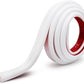 Rubber Bond TV Cord Hider Cable Protector - Strong Self Adhesive Wall Cord Cover Cable Hider - Low Profile Cable Management Wall Cord Concealer Cable Raceway (White, 6 Feet)