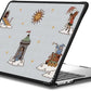 CASETiFY Impact MacBook Air 13.6" (M2-M4) Case [Cushioned Impact Corners/Scratch-Resistant/Anti-Slip Grip] - up in The Medieval Clouds - Clear Black