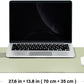 Cork Desk Mat - Dual-Sided Desk Pad for Office and Home - Desk Organization and Accessories - Ideal for Large Mouse Pad and Desk Mats on Top of Desks(Light Green,27.6"x 13.8")