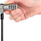 Kensington Universal 3-in-1 Combination Laptop Lock, Computer Security Locking Cable - Resettable Version (K62316WW), Black