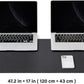 Large Cork Desk Mat - 47.2"x 17" Desk Pad for Office and Home - Ideal for Large Mouse Pad and Desk Mats on Top of Desks(Black)