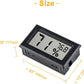 12 Pack Pgzsy Mini Small Digital Electronic Temperature Humidity Meters Gauge Indoor Thermometer Hygrometer LCD Display Fahrenheit (℉) for Humidors, Greenhouse, Garden