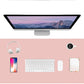 PU Leather Desk Pad Protector Gaming Mouse Pad Non Slip Desk Mat for Keyboard and Mouse Waterproof Desk Writing Pad for Office and Home Desk Accessories(Pink, 31.5 * 15.7)