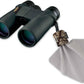 SPUDZ Classic Microfiber Lens Cleaner – Clip-On Pouch, Washable – for Binoculars, Scopes, Glasses, Screens | Alpine Mountain Camo, 6 x 6 Inch