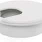 2pcs 2 Inch Desk Wire Cord Cable Grommets Hole Cover for Office PC Desk Cable Cord Organizer Plastic Cover (White-2Pcs)