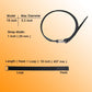 18 inch Extend Cable Strap and Adjustable Securing Strap with Buckle - 12 PCS Reusable Hook and Loop Fastening Nylon Cable Tie Wrap
