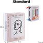 Book Shape Decorative Cable Management Box - Expandable Cable Organizer Box with Magnetic Closure for Home & Office (Modern Matisse, Standard)