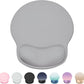 Ergonomic Mouse Pad Wrist Support, Comfortable Mouse Pad Wrist Rest, Relieve Wrist Pain Gel Mouse pad, Non-Slip Rubber Base Mousepad for Laptop, Computer, Prefect for Office & Home(Gray