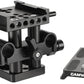CAMVATE Quick Release Mount Base QR Plate for Manfrotto 501/504/ 577 Tripod Standard Accessory(Black) - 1437