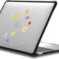 CASETiFY Impact MacBook Air 13" (M1/Intel) Case [Cushioned Impact Corners/Scratch-Resistant/Anti-Slip Grip] - Solar System - Clear Black