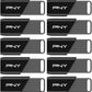 PNY 32GB Attaché X USB 3.2 Gen 1 Flash Drive, Advanced Performance Up to 130MB/s Read, Everyday Data Store & Transfer, Reliable Portable Storage, Durable, Type-A, Computers, Laptops, Desktops, 10-Pack