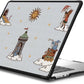CASETiFY Impact MacBook Air 15" (M2-M4) Case [Cushioned Impact Corners/Scratch-Resistant/Anti-Slip Grip] - up in The Medieval Clouds - Clear Black