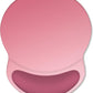 ITNRSIIET Ergonomic Mouse Pad with Comfort Gel Wrist Rest, Non-Slip PU Base, Smooth Textured Surface, Reduces Hand Fatigue & Wrist Pain, 8.7 x 7.2 Inch for Office Gaming Home, Pink Ombre