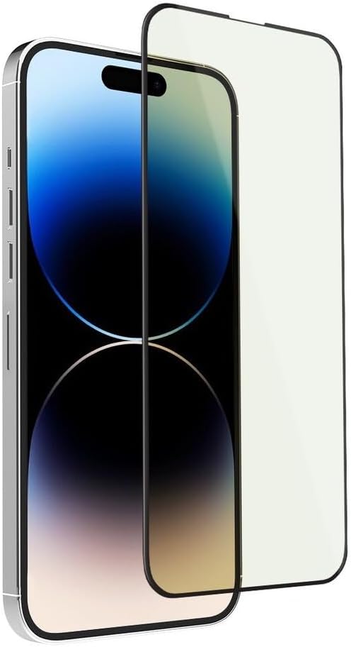 CASETiFY Impact Anti-Blue Light Screen Protector [Strengthened 9H aluminosilicate glass, applicator included] for iPhone 16 Pro