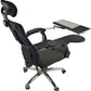 Ergonomic Laptop Keyboard Mouse Chair Stand Mount Holder Installed to Chair