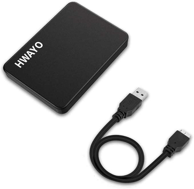 320GB Portable External Hard Drive Ultra Slim 2.5'' USB 3.0 HDD Storage for PC, Desktop, Laptop, MacBook, Chromebook, Xbox One