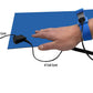 RubberStat Dual Layer ESD Compliant Workstation Rubber Table Mat Kit, Soldering, Cell Phone Repair, with Wrist Strap Set and Ground Cord - 30"x16" Royal Blue