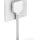Short Extension Cord 6 inch, TESSAN Flat Plug Power Strip with 4 AC Outlets 3 USB (2 USB C) Ports, Small Charging Station for Cruise Ship Travel, Desk Organizers for Home Office Dorm Room Essentials