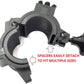 5 Pack Stage Light Clamps for DJ Lighting Products Par Light Plastic O Clamp Fits Size Pipe Diameter: 1.5" and 2"