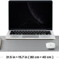 Cork Desk Mat - Dual-Sided Desk Pad for Office and Home - Desk Organization and Accessories - Ideal for Large Mouse Pad and Desk Mats on Top of Desks(Gray,80cmx 40cm)