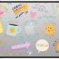 CASETiFY Impact MacBook Air 13.6" (M2-M4) Case [Cushioned Impact Corners/Scratch-Resistant/Anti-Slip Grip] - Keep Growing - Clear Black