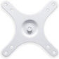 Kado Portable Monitor Mounting Adapter Bracket Plate White, 1/4" Screw Hole to 100x100mm 75x75mm, M4 Screw Set Wall Mount Arm Mount Universal, Tripod Camera Stand for Desktop Monitor Portrait Mode