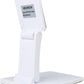 WEARSON Single Adjustable LCD Monitor Stand Mount Folding VESA Monitor Desk Stand with VESA Hole 75x75mm 100x100mm (White)