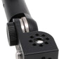 Tripod Mount Adapter and 3/8" 1/4" Bracket Block Cube 180 Swivel Rotation for Camera Video Monitor, Lens Motor, Microphone, Teradek Wireless System, Black