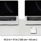Large Cork Desk Mat - 47.2"x 17" Desk Pad for Office and Home - Ideal for Large Mouse Pad and Desk Mats on Top of Desks(White)