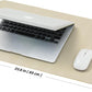 Cork Desk Mat - Small Dual-Sided Desk Pad for Office and Home - Desk Organization and Accessories - Ideal for Large Mouse Pad and Small Desk Mats on Top of Desks(Beige,23.6"x 13.8")