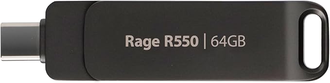 Patriot Memory Rage R550 512GB USB 3.2 Gen 1 Type-A+C Flash Drive - Thumb Drive - Pen Drive - PE512GR550DSAD