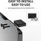 Docooler Computer Privacy Screen Filter, Hanging Screen Filter Compatible Widescreen Computer Monitor with Aspect Ratio 16:9, Anti-Glare Privacy Screen Protector for 20-32 Inch Monitor (Inch Optional)
