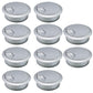 10 Pcs Desk Grommet 2" / 50 mm, Desk Cord Hole Cover, Cable Grommet ABS Plastic, Desk Hole Grommet for Home & Office Pc, Detachable Adjustable Cable Cord Organizer-Silvery