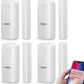 EVERSECU Tuya Smart WiFi Door Sensor Open/Close Detector App Notification Battery Operated, Compatible with Amazon Alexa, Google Assistant, No Need Hub (4pcs)