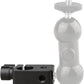 CAMVATE 15mm Single Rod Clamp for Camera DIY Accessories(Black) - 0874