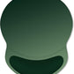 ITNRSIIET Ergonomic Mouse Pad with Comfort Gel Wrist Rest, Non-Slip PU Base, Smooth Textured Surface, Reduces Hand Fatigue & Wrist Pain, 8.7 x 7.2 Inch for Office Gaming Home, Deep Green Gradient