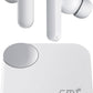 CMF Buds 2a Wireless Earbuds 2025 New Active Noise Cancelling 42dB Hybrid ANC Bluetooth Headphones, 12.4mm Dynamic Driver for Big Bass, 4 Mic Clear Call, Sport Ear Buds for iPhone, Android, Light Grey