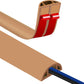 Floor Cord Covers for Wires 10FT Cable Hider Wire Coverr Self Adhesive Cord Hider Floor for Offices, Homes, Workshops, Warehouses Cable Cavity 0.47" W x 0.27" H