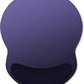 ITNRSIIET Ergonomic Mouse Pad with Comfort Gel Wrist Rest, Non-Slip PU Base, Smooth Textured Surface, Reduces Hand Fatigue & Wrist Pain, 8.7 x 7.2 Inch for Office Gaming Home, Violet Gradient