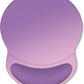 ITNRSIIET Ergonomic Mouse Pad with Comfort Gel Wrist Rest, Non-Slip PU Base, Smooth Textured Surface, Reduces Hand Fatigue & Wrist Pain, 8.7 x 7.2 Inch for Office Gaming Home, Purple Pink Gradient