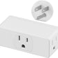 Multi Plug Outlet Extender 1pack, Multiple Outlet Splitter, 3 Outlet Grounding Wall Adapter, Multi Plug Wall Outlet, Multiple Plugs in One Outlet, Cruise Essentials, Electrical Wall Outlet Splitter