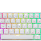 EPOMAKER SKYLOONG GK61 SK61 61 Keys Hot Swappable 60% Mechanical Keyboard with RGB Backlit, Doubleshot ABS Keycaps, Dustproof for Win/Mac/Gamers（Gateron Optical Red, White