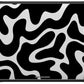 CASETiFY Impact MacBook Air 13" (M1/Intel) Case [Cushioned Impact Corners/Scratch-Resistant/Anti-Slip Grip] - Black Abstract Shapes - Clear Black