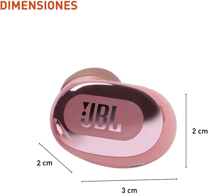 JBL Live Free 2 - True Wireless Noise Cancelling Earbuds, Up to 35hrs of Playtime, 6 mics for Perfect Calls with Zero Noise, IPX5 Waterproof, Oval Tubes for Better Comfort, Isolation, & bass (Rose)