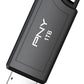PNY PRO Elite V3 1TB USB 3.2 Gen 2 Flash Drive – Up to 1000MB/s Read, Up to 800MB/s Write, Extreme Performance for Professional Data Storage and Transfers, Premium Metal Design, Type-A Connector