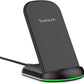 Yootech Wireless Charger,10W Max Wireless Charging Stand, Compatible with iPhone 17/17 Pro/17 Pro Max/Air/16e/16/16 Plus/16 Pro Max/15/14/13/SE 2022/12/11/X/8, Galaxy S25/S24/S23/S22(No AC Adapter)