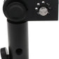 Tripod Mount Adapter and 3/8" 1/4" Bracket Block Cube 180 Swivel Rotation for Camera Video Monitor, Lens Motor, Microphone, Teradek Wireless System, Black