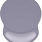 ITNRSIIET Ergonomic Mouse Pad with Comfort Gel Wrist Rest, Non-Slip PU Base, Smooth Textured Surface, Reduces Hand Fatigue & Wrist Pain, 8.7 x 7.2 Inch for Office Gaming Home, Mist Gray